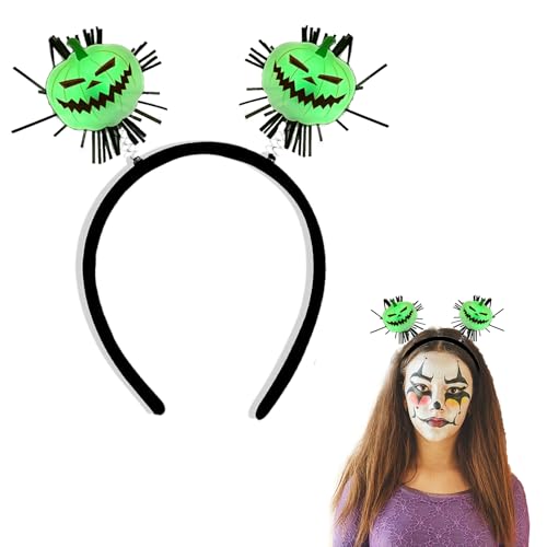 Pejlnd 1 Stück Kürbis Haarreifen Halloween Cosplay Haarreif mit Glitzereffekt für Fasching Karneval Motto Party Halloween Kürbis Kostüm Accessoires für Damen Herren Kinder von Pejlnd