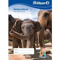 PELIKAN 224816 Pelikan Zeichenblock DIN A4, 100g/m2, 10 Blatt von Pelikan