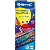 PELIKAN 720631 Pelikan Farbkasten K24® inkl. Deckweiß, 24 Farben von Pelikan