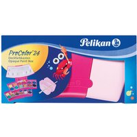 PELIKAN 724252 Pelikan Farbkasten Procolor®, Pink, 24 Farben von Pelikan