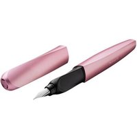 Pelikan 806251 Pelikan Twist® Füller für Rechts- und Linkshänder, Girly Rose, Feder M von Pelikan