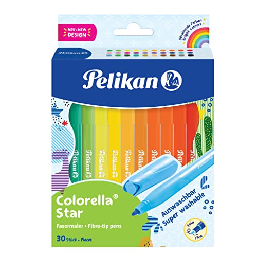 Pelikan Fasermaler Colorella® Star C 302, 30 Farben, 822336 von Pelikan