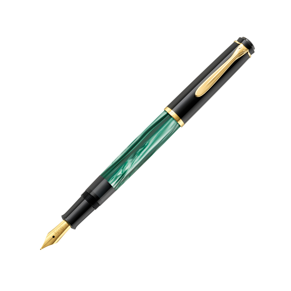 Pelikan Füllfederhalter Classic M200 Grün-Marmoriert M von Pelikan