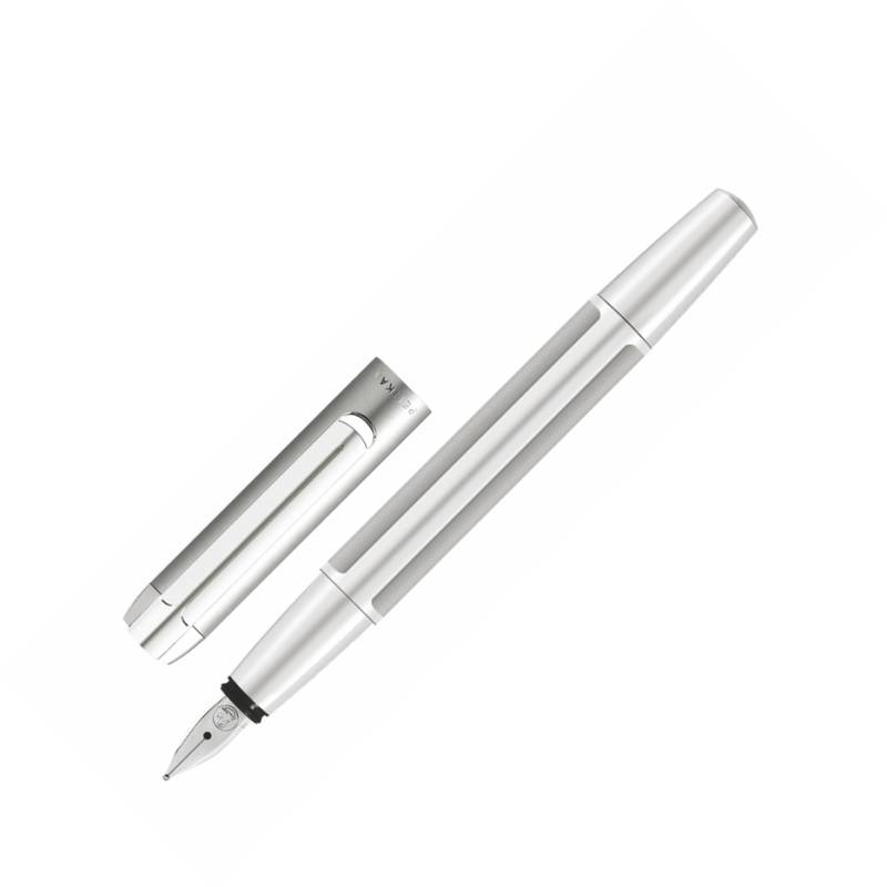 Pelikan Füllfederhalter Pura P40 silber B von Pelikan