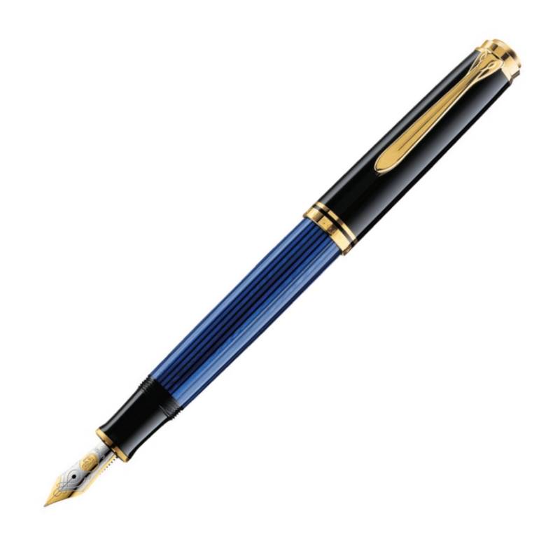 Pelikan Füllfederhalter Souverän M400 Schwarz-Blau M von Pelikan