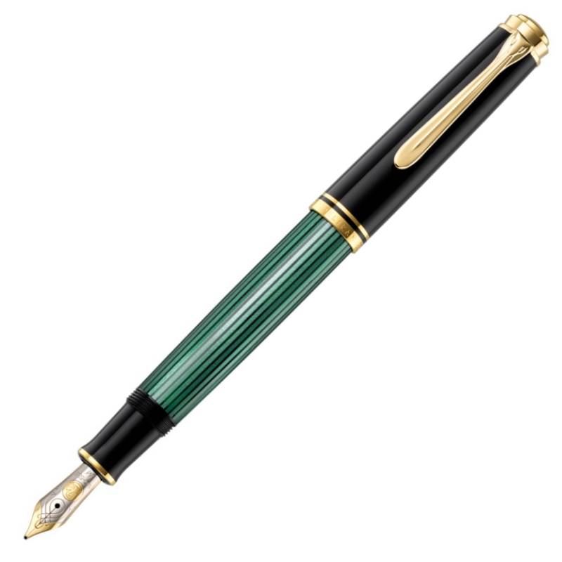 Pelikan Füllfederhalter Souverän M400 Schwarz-Grün M von Pelikan