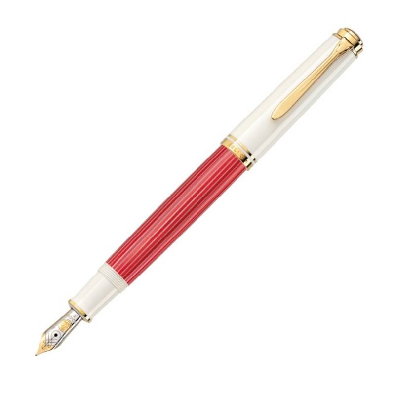 Pelikan Füllfederhalter Souverän M600 Rot-Weiß EF - Special Edition von Pelikan