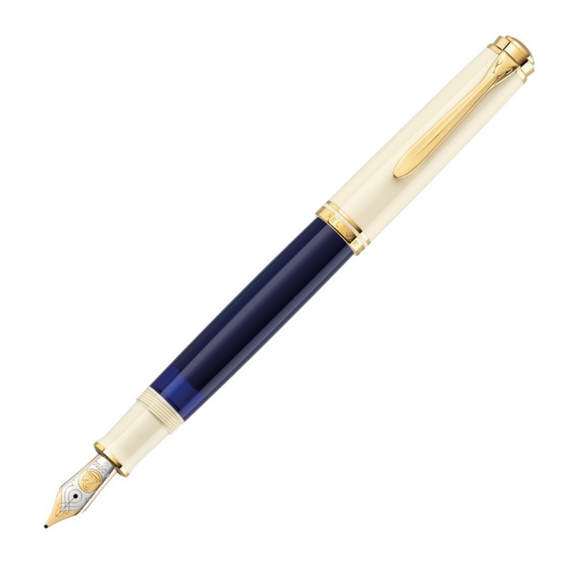 Pelikan Füllfederhalter Souverän M800 Cream Blue B - Special Edition von Pelikan