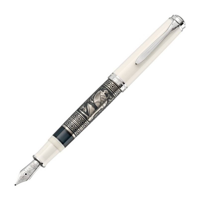 Pelikan Füllfederhalter Toledo M910 Weiß F - Special Edition von Pelikan