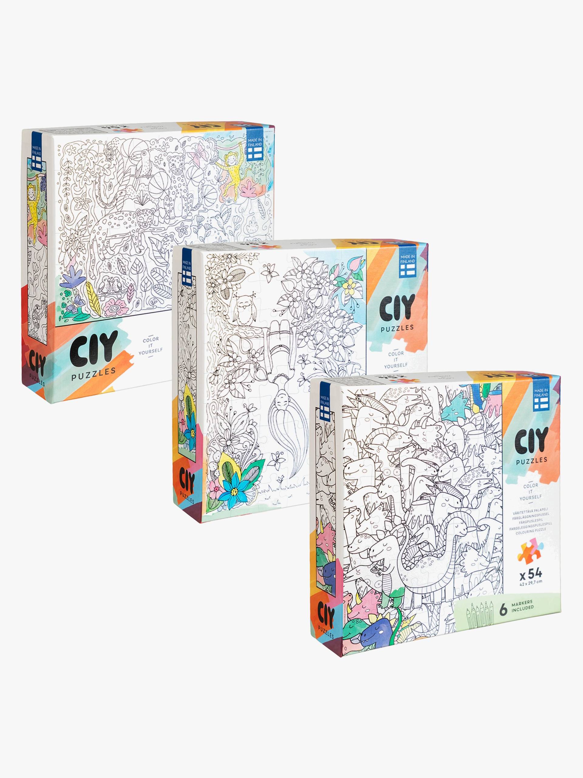 Peliko CIY Puzzle mit Filzstiften 54 Teile Gemischte Auswahl Peliko CIY Puzzle mit Filzstiften 54 Teile Gemischte Auswahl von Peliko