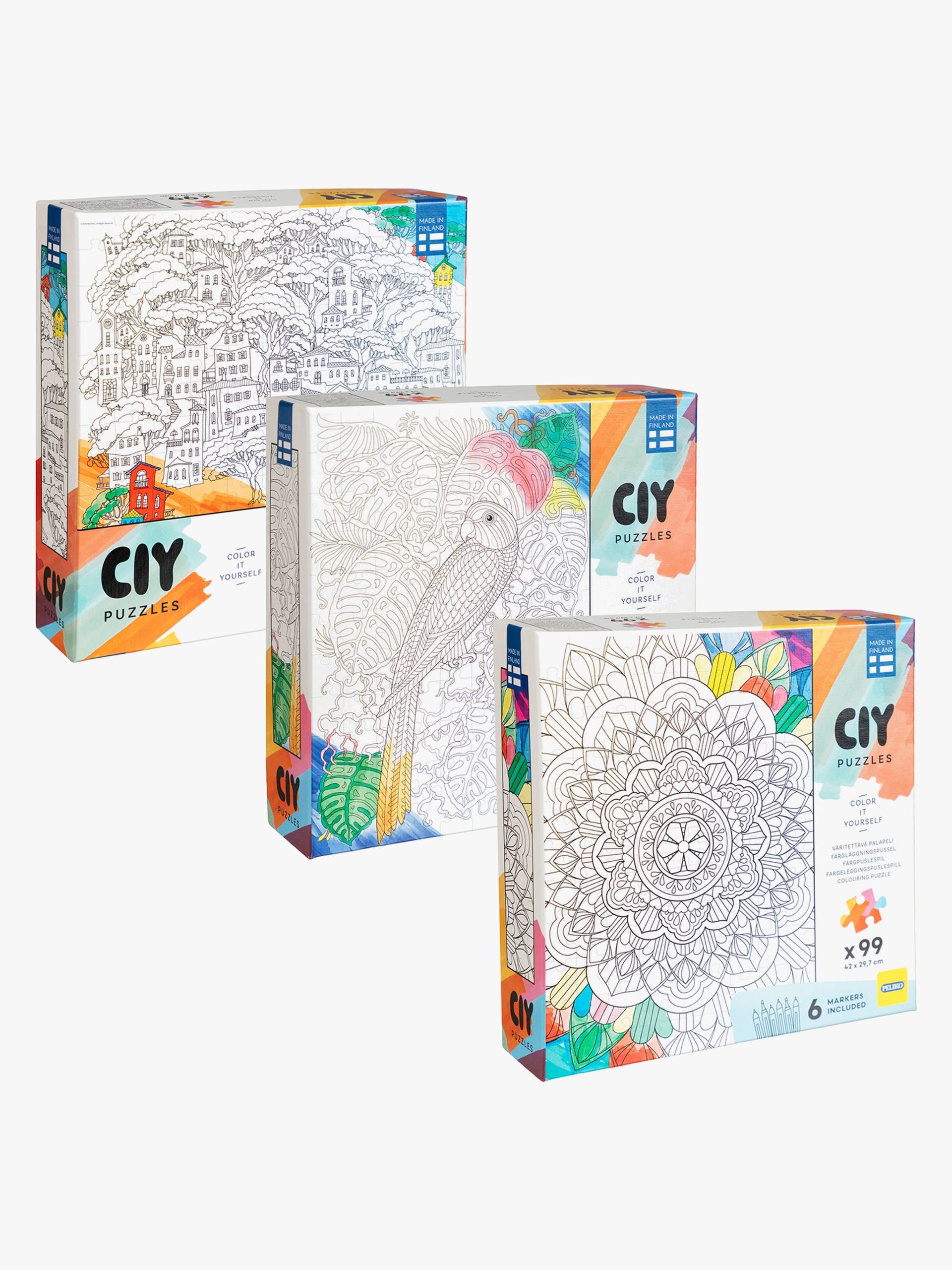 Peliko CIY Puzzle mit Filzstiften 99 Teile Gemischte Auswahl Peliko CIY Puzzle mit Filzstiften 99 Teile Gemischte Auswahl von Peliko