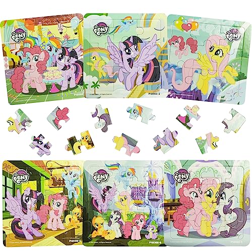 Pellinch Einhorn Kinderpuzzle,Puzzle für Kinder ab 4 Jahren 6 In 1 Bunte Puzzles Einhorn Puzzle Geburtstagsdeko Pferd Puzzle Gehirntraining Spielzeug Rahmenpuzzle Mehrfarbig für Jungen und Mädchen von Pellinch