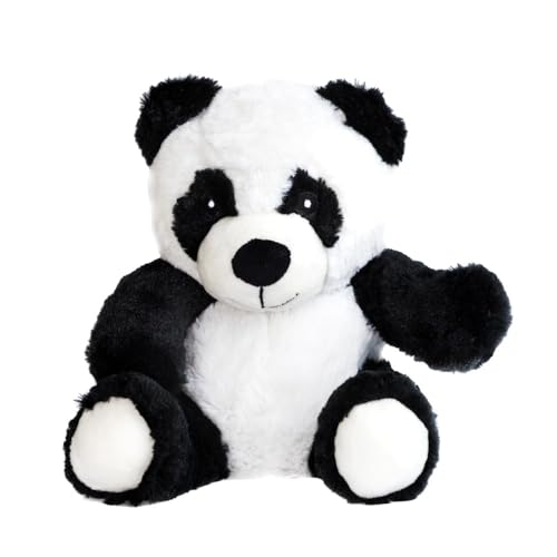 PELUCHO Plüschtier Panda Lavendel und Weizen – Wärme – Wohlbefinden – Weichheit – trockene Wärmflasche – Babywärmer, Mikrowellenwärmer von Pelucho