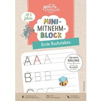 Mini-Mitnehm-Block Erste Buchstaben von Pen2nature