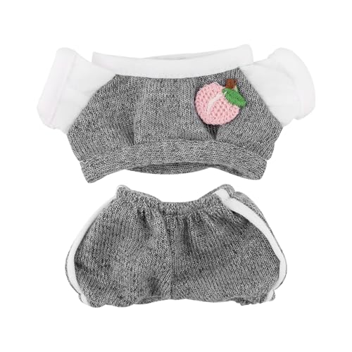 Plüschpuppen Kleidung Set, Kawaii Erdbeer 17cm Plüschpuppen Outfit Modisches T-Shirt und Hosen Set Kostümzubehör Ideal zum Ausstellen Sammeln von Plüschtieren Plüschpuppen Kleidung Set, Kawaii Erdbeer 17cm Plüschpuppen Outfit Modisches T-Shirt und Hosen Set Kostümzubehör Ideal zum Ausstellen Sammeln von Plüschtieren von Penitue