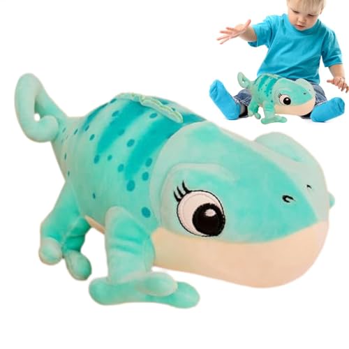 Penlimly 30cm Plüschtier C-hamäleon, C-hamäleon Plüsch Stofftier, Kuscheltier Plüschkissen Plüschpuppe Spielzeug, Plüsch Kissen Wurfkissen, Geschenk für Kinder Mädchen Junge von Penlimly