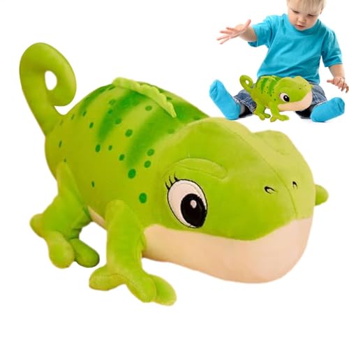 Penlimly 30cm Plüschtier C-hamäleon, C-hamäleon Plüsch Stofftier, Kuscheltier Plüschkissen Plüschpuppe Spielzeug, Plüsch Kissen Wurfkissen, Geschenk für Kinder Mädchen Junge von Penlimly