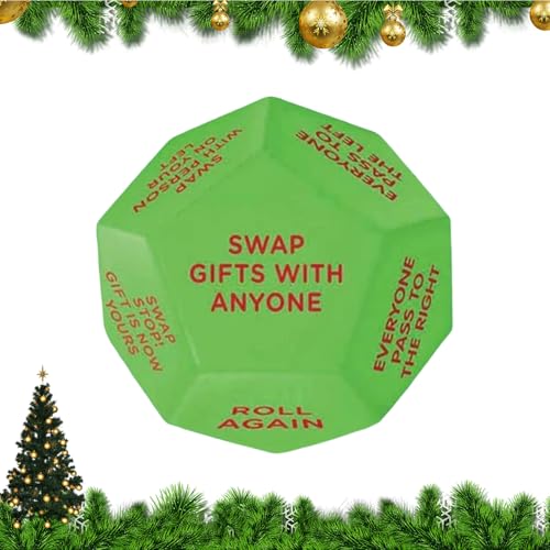 Penlimly Exchange Würfelspiel,Weihnachtswichtel Geschenke Tauschwürfel | Gesellschaftsspiel Für Feiertage Erwachsene Jugendliche Kinder Team Familienfeiern Penlimly Exchange Würfelspiel,Weihnachtswichtel Geschenke Tauschwürfel | Gesellschaftsspiel Für Feiertage Erwachsene Jugendliche Kinder Team Familienfeiern von Penlimly