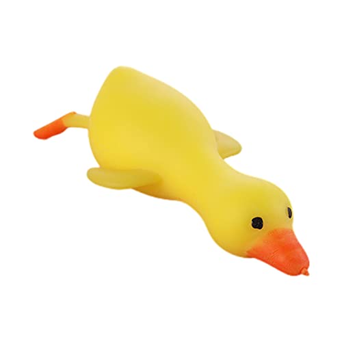 Animal Fidget Toy Duck Form Angst Entlastung Spielzeug Kneten Squeeze Tierverzierung gelb, Tierstress Relief Toy von Peosaard