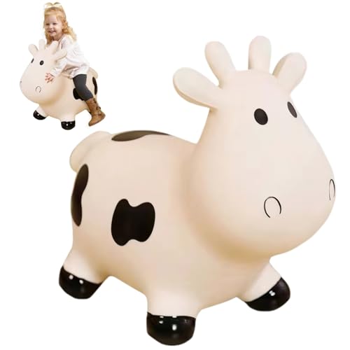 Peosaard Hüpftepferd, aufblasbare Tiere niedliche aufblasbare Kuh Kleinkinder Fahren mit Hüpfhandsportkuhspielzeug Geburtstag für Jungen Mädchen 18 Monate+ Peosaard Hüpftepferd, aufblasbare Tiere niedliche aufblasbare Kuh Kleinkinder Fahren mit Hüpfhandsportkuhspielzeug Geburtstag für Jungen Mädchen 18 Monate+ von Peosaard