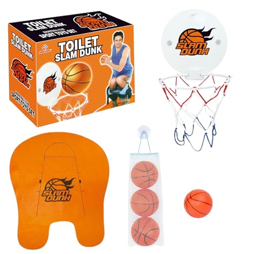 Peosaard Kleinskind Basketball Hoop, Saugnapfbadspielzeug für Kinder, Innenräume über der Tür Mini Basketball Hoops für Mädchen Jungens von Peosaard