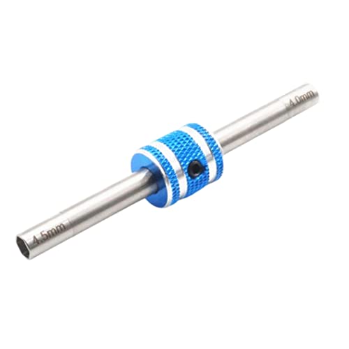 Peosaard RC Car Hex Socket Schraubenschlüsselmutter Hexagonal -Spannschlangen für RC -Modell 4 mm bis 4,5 mm Blau, RC -Auto -Hex -Sockelschlüssel von Peosaard