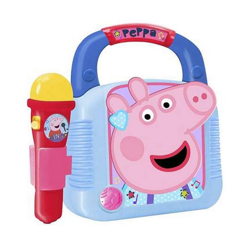 Musik-Spielzeug Peppa Pig Mikrofon 22 x 23 x 7 cm MP3 von Peppa Pig