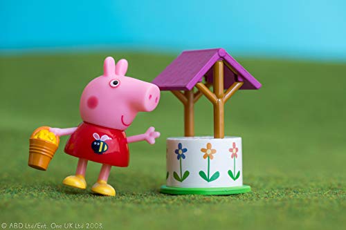 Peppa Wutz Peppa und der Wunschbrunnen 95773 - Spielfigur mit Zubehör, ideales Spielzeug für Kinder ab 2 Jahren von Jazwares