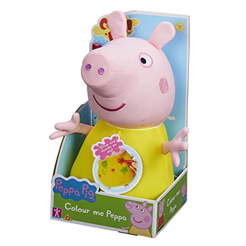 Peppa Pig Colour Me Peppa, Preschool Soft Toy, Creative Play, Gift for 3-5 Year Old von Peppa Pig