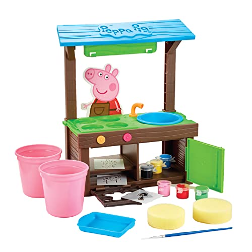 Peppa Pig 07614 Peppa's Art Bank Vorschule Handwerk Gartenspiel Geschenk für 3-5 Jahre von Peppa Pig