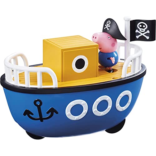 Peppa Pig 6928 Grandpa Schweineboot mit George, Mehrfarbig von Peppa Pig