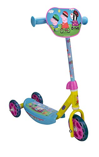 Peppa Pig OPEP110 Tretroller mit 3 Rädern für Kinder, blau, one Size von Peppa Pig