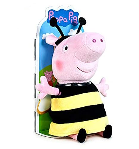 Peppa Pig - Peluche Peppa Verkleidet als Biene in Blister 10,62"/27cm Qualität super Soft von Peppa Pig