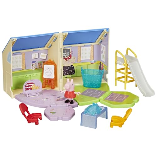 Peppa Pig Peppas aufklappbare Spielgruppe Spielset, interaktives Spielzeug mit Figur und kreativen Accessoires und Spielplatz, Puppen-Spielzeug für Mädchen und Jungen ab 3 Jahren Peppa Pig Peppas aufklappbare Spielgruppe Spielset, interaktives Spielzeug mit Figur und kreativen Accessoires und Spielplatz, Puppen-Spielzeug für Mädchen und Jungen ab 3 Jahren von Peppa Pig