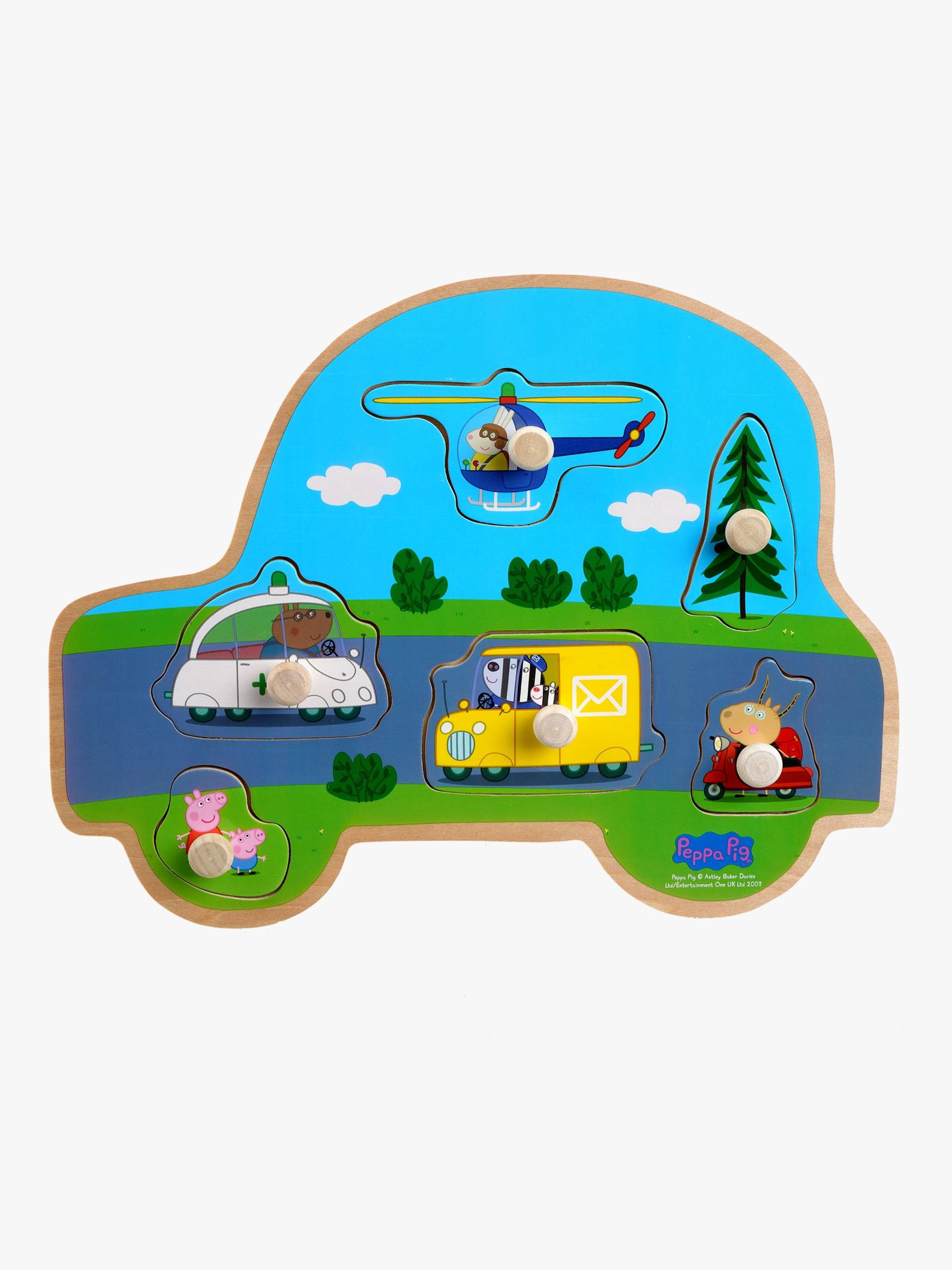 Barbo Toys Peppa Wutz Knopfpuzzle aus Holz Fahrzeuge 6 Teile Barbo Toys Peppa Wutz Knopfpuzzle aus Holz Fahrzeuge 6 Teile von Peppa Wutz
