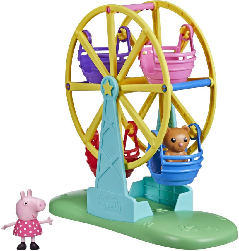 Peppa Wutz Riesenrad mit Figuren von Peppa Wutz