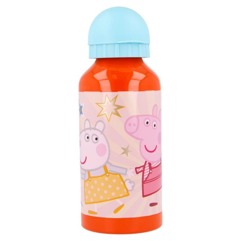 Peppa Wutz Wasserflasche Aluminium, 400ml von Peppa Wutz