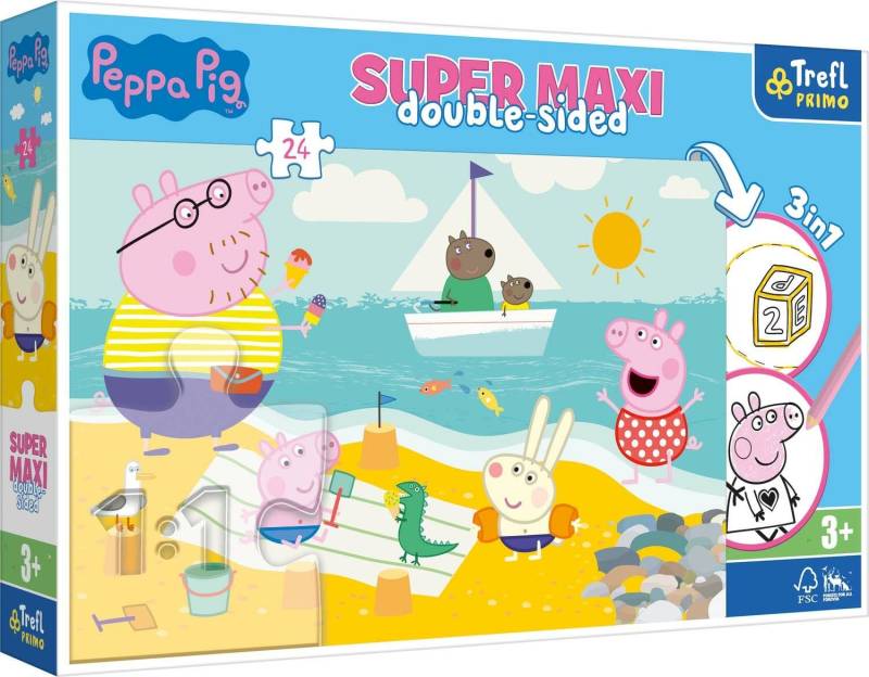 Trefl Primo Peppa Wutz Super Maxi Puzzle 24 Teile von Peppa Wutz