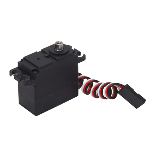 PerGar Digitales RC-Servo mit Hohem Drehmoment, 2,2 Kg, Metallgetriebeservo mit Unübertroffener Präzision und Empfindlichkeit für Mjx 16207 16208 16209 1/16 R/C-Autos von PerGar