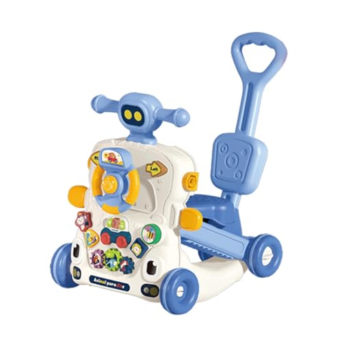 Baby Kleinkinder Push Spielzeug Lernen Walking Spielzeug Frühen Lernen Push Spielzeug Lustige Geschenk Infant Spielzeug Kleinkinder, 6 In1 Blau von Perfeclan