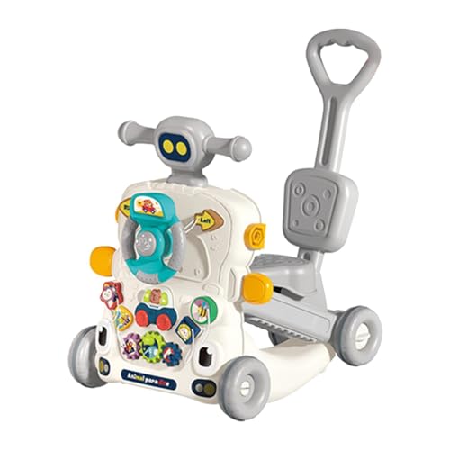 Baby Kleinkinder Push Spielzeug Lernen Walking Spielzeug Frühen Lernen Push Spielzeug Lustige Geschenk Infant Spielzeug Kleinkinder, 6 In1 Grau von Perfeclan