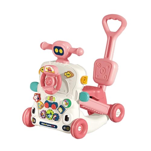 Baby Kleinkinder Push Spielzeug Lernen Walking Spielzeug Frühen Lernen Push Spielzeug Lustige Geschenk Infant Spielzeug Kleinkinder, 6 In1 Rosa von Perfeclan