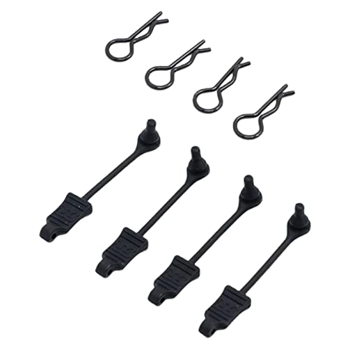 Body Clip Retainer 1:10 DIY Body Shell Post Column Mount Clips Car Parts Assembly Bent Springy R Pins für Car Model Lovers RC Vehicle von Perfeclan