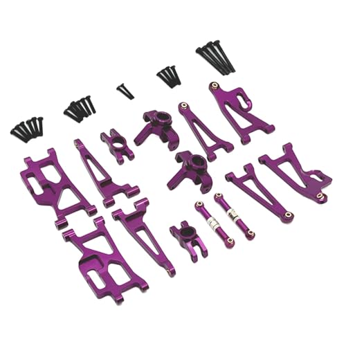 Perfeclan 1/14 RC Autos Metall Ersatzteile Stabile Vordere Lenkung Spurstange 14209 14210 RC Auto Metall Teile Upgrade Zubehör RC Auto Modell, violett Perfeclan 1/14 RC Autos Metall Ersatzteile Stabile Vordere Lenkung Spurstange 14209 14210 RC Auto Metall Teile Upgrade Zubehör RC Auto Modell, violett von Perfeclan