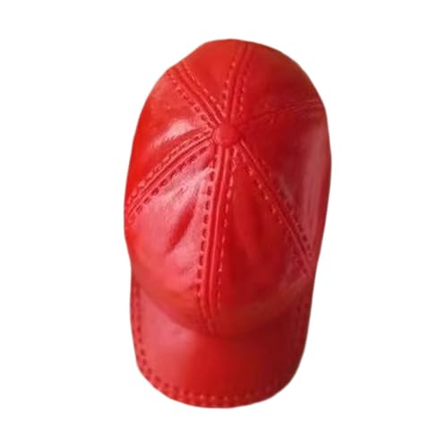 Perfeclan 1/6 Maßstab Actionfigur Hut Baseball Cap Realistic Gummi Kleider kleiden robuste Mini stilvoll für 12 '' Figurenkostümzubehör, Rot von Perfeclan