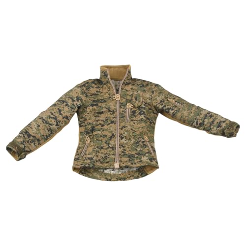 Perfeclan 1/6 Maßstab Männlicher Uniformmantel Uniformjacke Verkleiden Sie Sich stilvolles Cosplay Rollenspiel Spielzeugpuppenkleidung für 12" männliche von Perfeclan