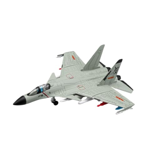 Perfeclan 1/89 Modell Sammlerstücke Ornament Pullback Flugzeug mit Ständer Simuliertes Flugzeug Spielzeug für Zuhause Jungen Spielzeug Geschenk, GrÜn von Perfeclan