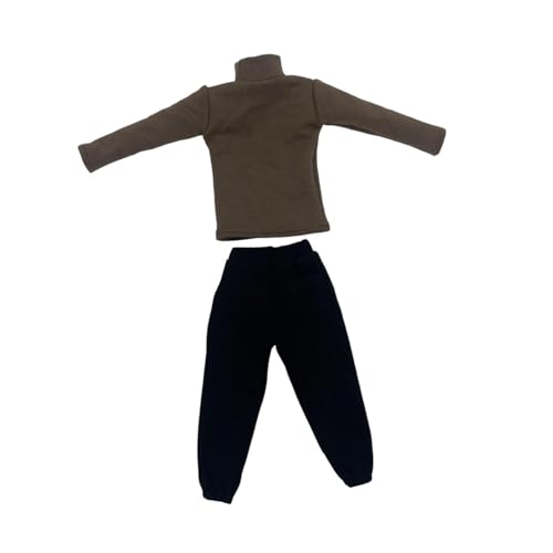 perfeclan 1/6 Actionfigur Kleidung Set - Männlicher Rollkragenpullover & Frachthosen Outfit für 12" Puppen - Stilvolles DIY Kostüm für Hot Toys, BJD & Actionfiguren , Dunkelbraun perfeclan 1/6 Actionfigur Kleidung Set - Männlicher Rollkragenpullover & Frachthosen Outfit für 12" Puppen - Stilvolles DIY Kostüm für Hot Toys, BJD & Actionfiguren , Dunkelbraun von Perfeclan