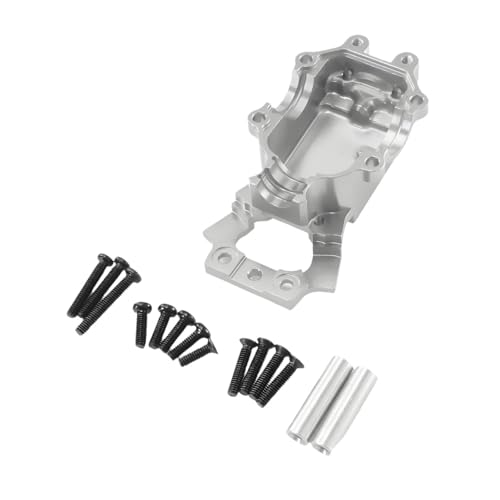 Perfeclan 1:14 RC-Auto, vordere Getriebeunterabdeckung, Austausch von Teilen, Modifikation, Metallgetriebegehäuse für 14301 14210 Crawler-Modellfahrzeuge, Silber Perfeclan 1:14 RC-Auto, vordere Getriebeunterabdeckung, Austausch von Teilen, Modifikation, Metallgetriebegehäuse für 14301 14210 Crawler-Modellfahrzeuge, Silber von Perfeclan