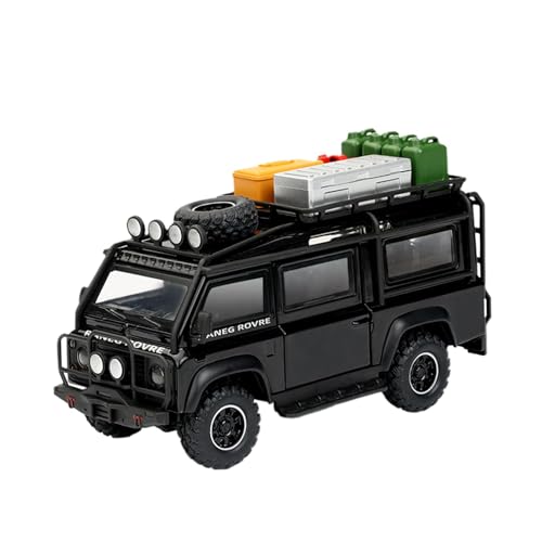 Perfeclan 1:32 Diecast Modell Legierung Auto Rolle Spielen Simulation Spielzeug Auto Modell Zurückziehen für Jungen Sammler Kinder Tabletop Ornament Party, Schwarz von Perfeclan